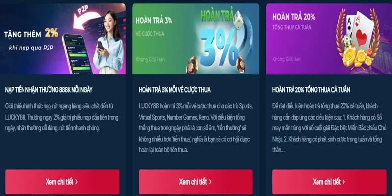 Thưởng chào mừng nạp đầu thbbet